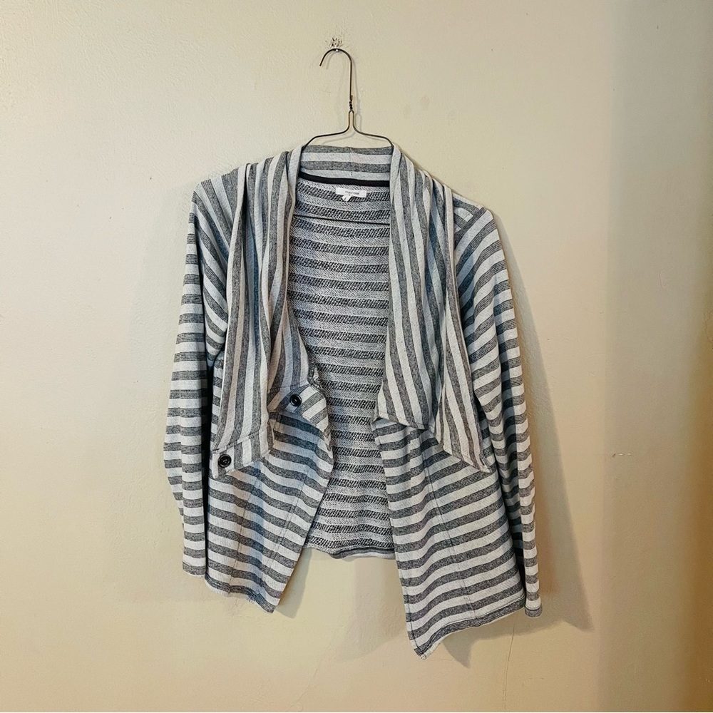 Maurice’s Striped Drape Style Knit Jacket
